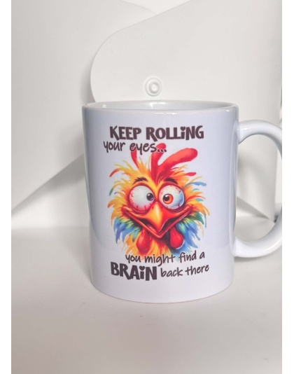 Set of 4 Quirky quote mugs